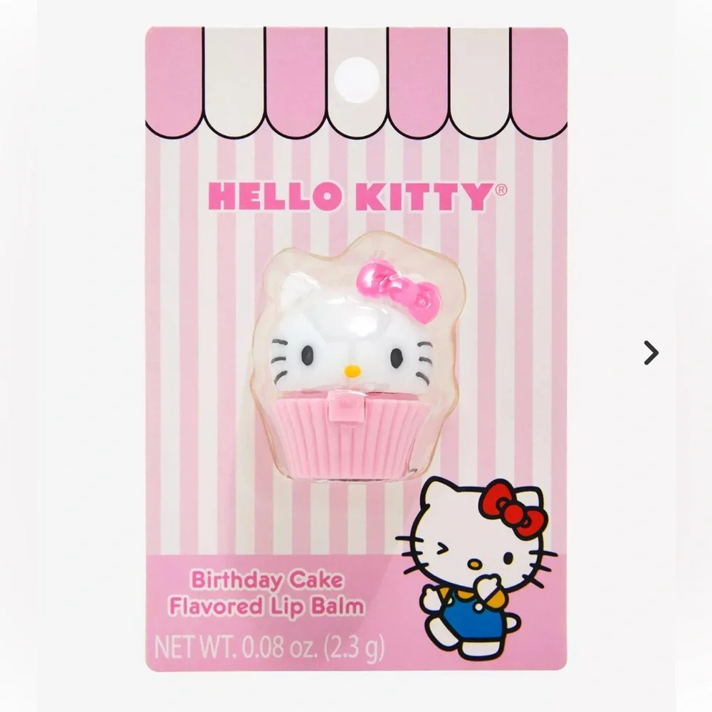 New hello kitty cupcake lip balm
